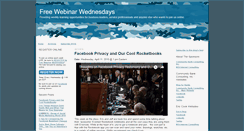 Desktop Screenshot of freewebinarwednesdays.com