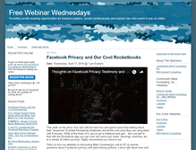 Tablet Screenshot of freewebinarwednesdays.com